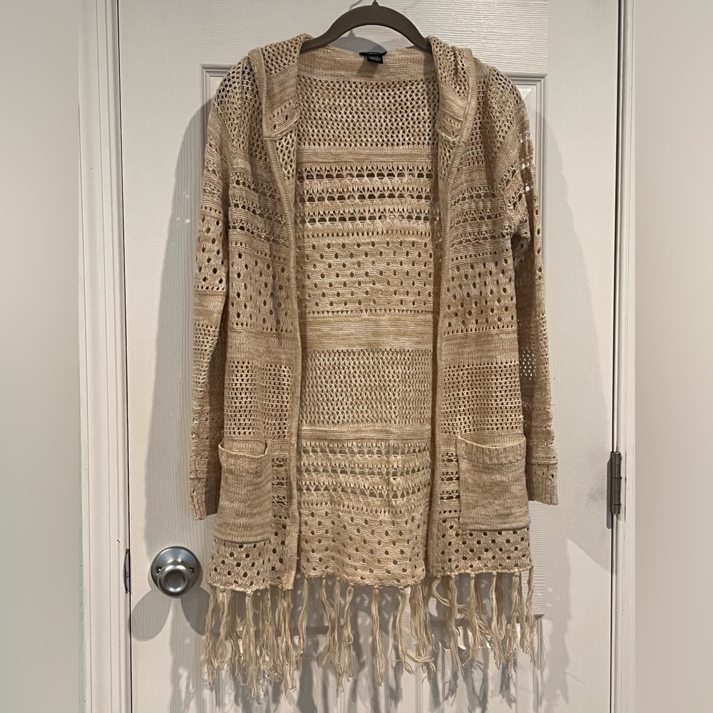 Rue 21 Crocheted Cardigan Sz M